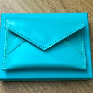 Tiffany and Co. Patent leather card case